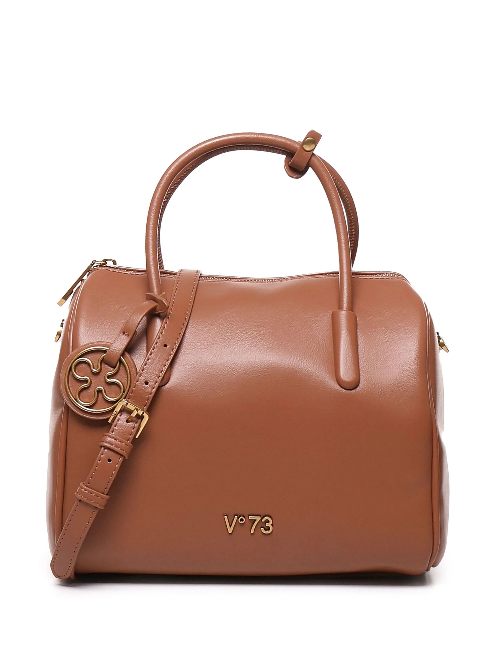 

Сумка-тоут с подвеской-логотипом V°73, коричневый