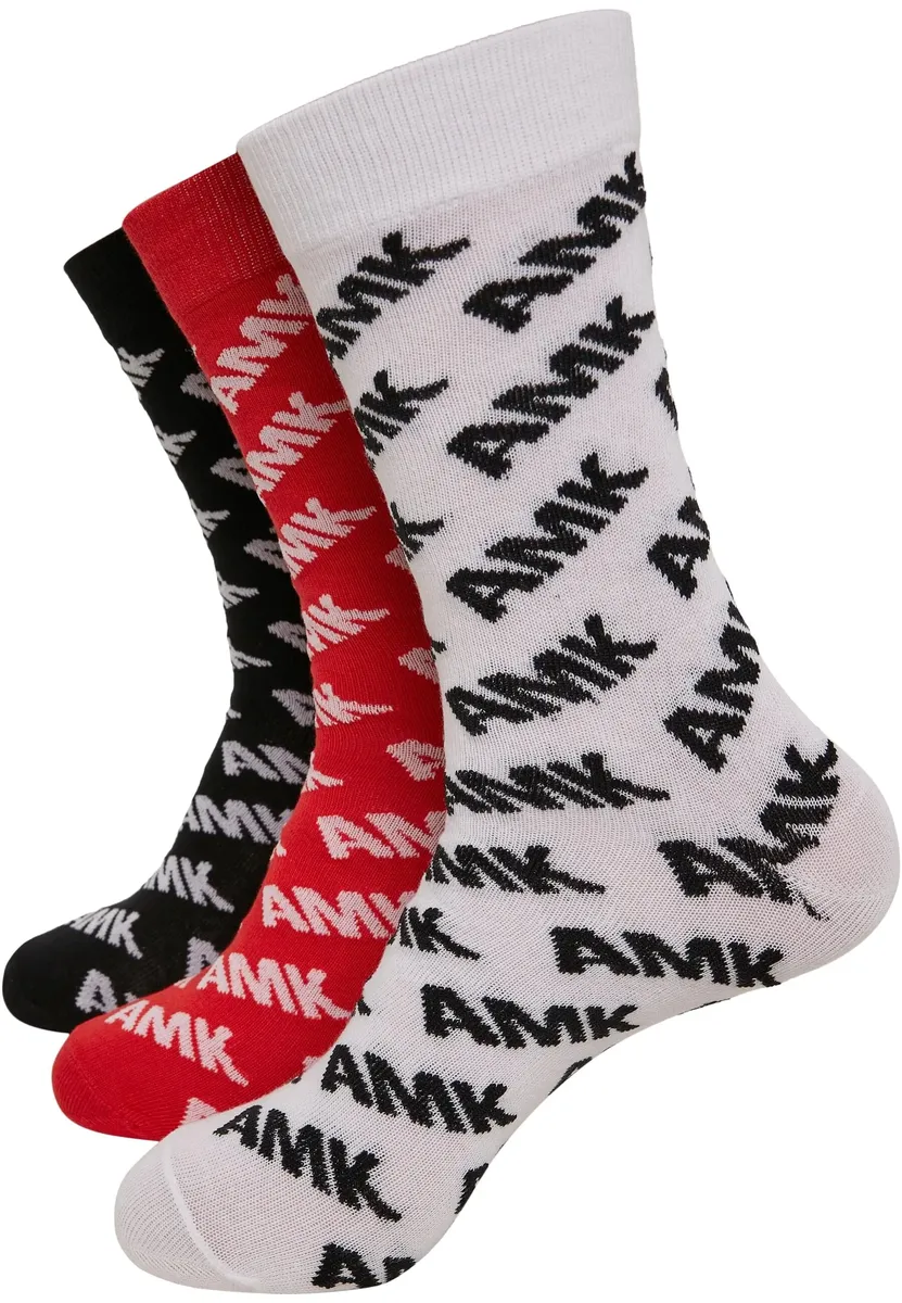 

Чулки MisterTee "MisterTee Unisex AMK Allover Socks 3-Pack" (1 пара), белый