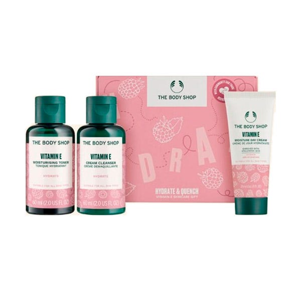 

Подарочный набор для ухода за кожей с витамином Е: увлажняющий и успокаивающий THE BODY SHOP