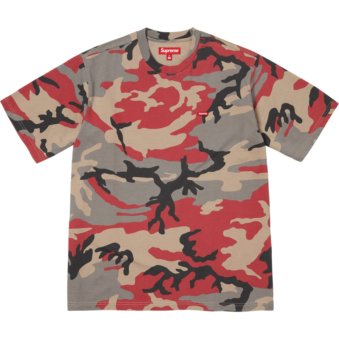 Футболка Supreme SS26 с круглым вырезом розовая — фото 3