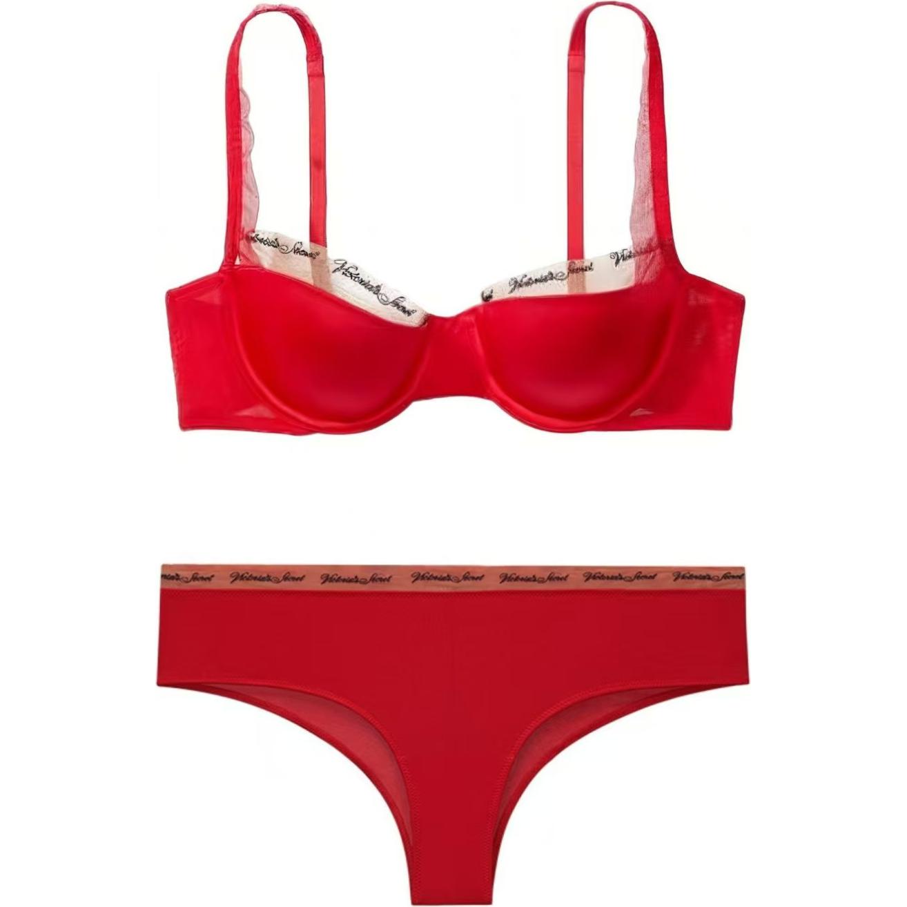 

Victoria's Secret Женский комплект нижнего белья красный