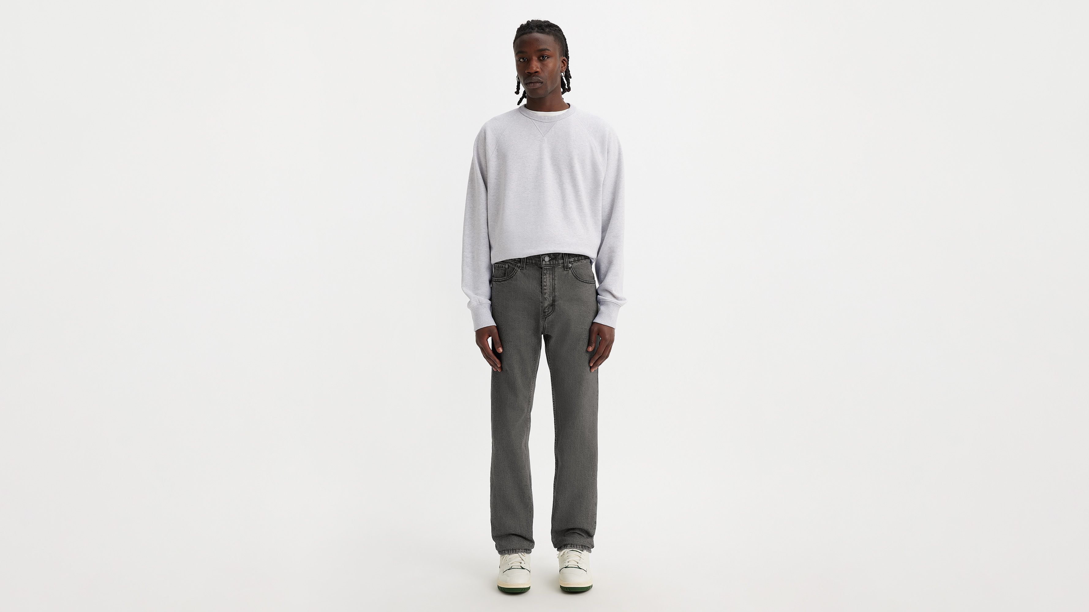 

505 Мужские джинсы обычного кроя Levi's, цвет Fly On The Wall - Black - Stretch