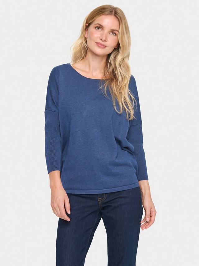 

Джемпер с рукавом mila 3/4 Saint Tropez, цвет Titan Melange