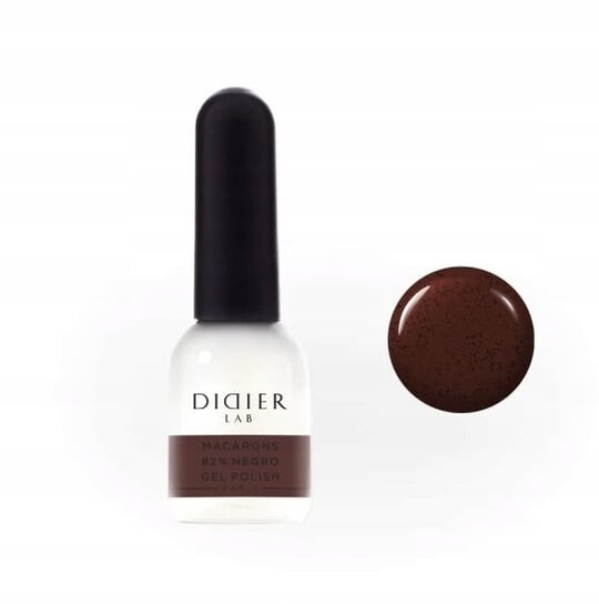 

Гибридный лак для ногтей Macarons 82% Черный, 10 мл Didier