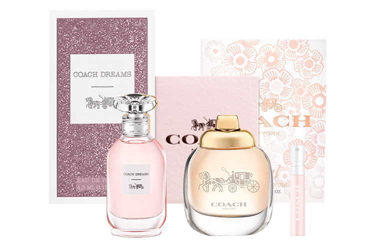 Нью-Йорк Eau De Parfum + Dream Journey + цветочный фужер женские духи Eau De Toilette 4,5 мл*2 + 2 мл COACH — фото 2
