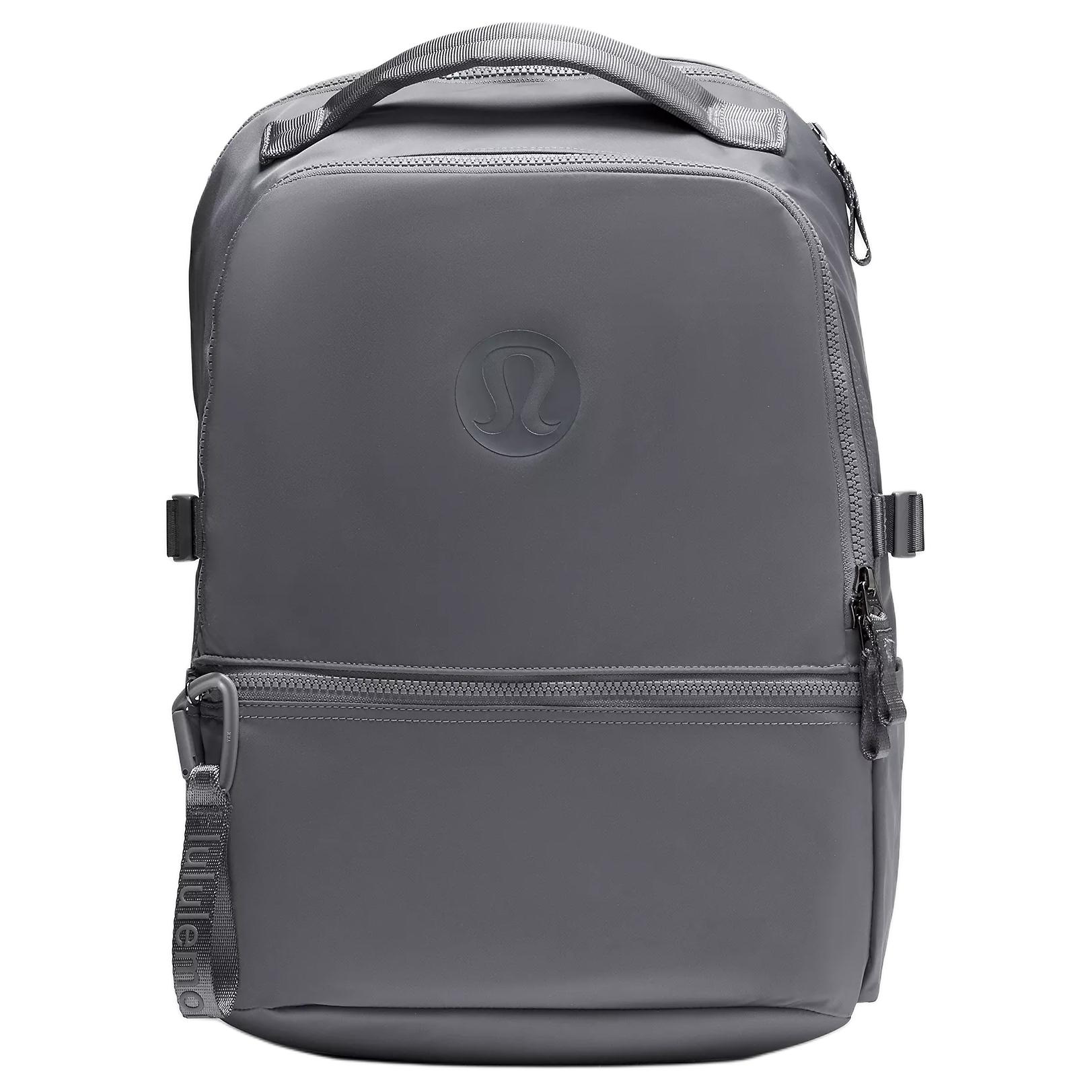 

Lululemon Нейлоновый рюкзак обычный унисекс серый, Gray