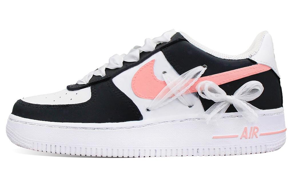 

Кроссовки Nike Air Force 1 Skateboarding Shoes Women's Low-top Black/pink/white, черный