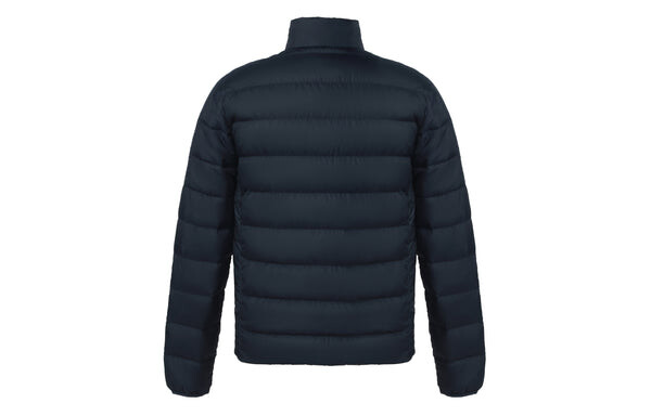Пуховик adidas Ess Down Logo Print, Warm, Casual Down Jacket Men's Legendary Ink Blue, синий — фото 2