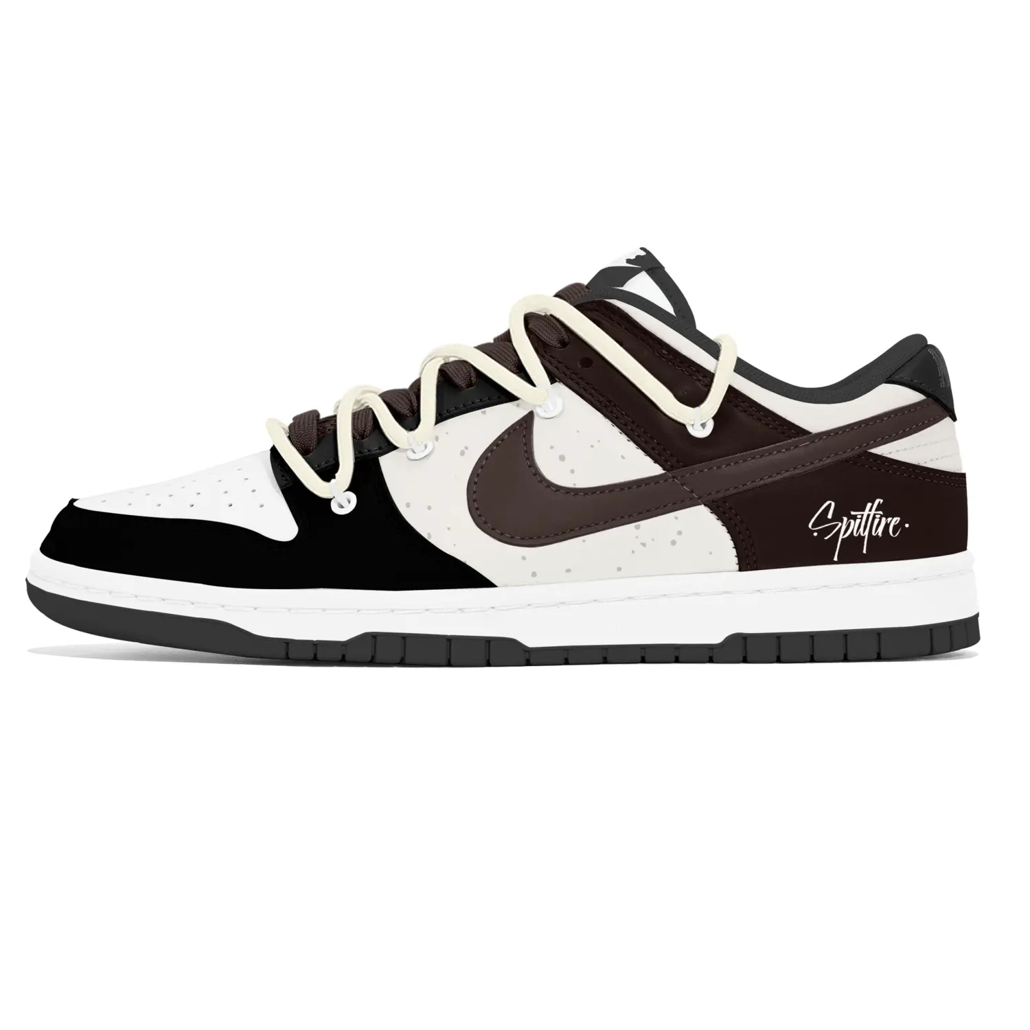 

Nike Кроссовки для скейтбординга Dunk Dust Collection, износостойкие, низкие, мужские, черно-коричневые