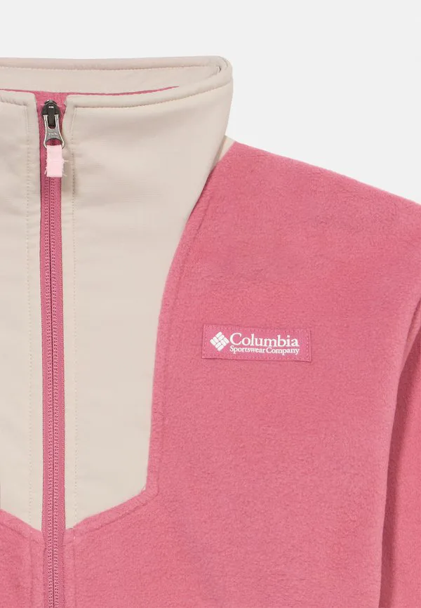 Флисовая куртка «секвойя-роща» Columbia, Rosette/Dark Stone/Satin Pink — фото 3