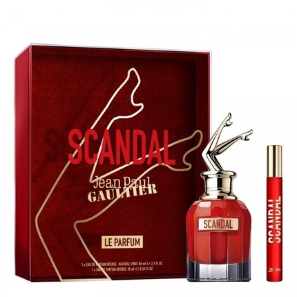 

Jean Paul Gaultier Scandal Le Parfum (2022) EDP Intense 2,7 унции/80 мл + 10 мл — набор из 2 шт.