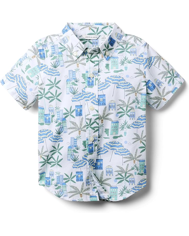 

Рубашка Janie and Jack Surfer Print Shirt, цвет Multicolor