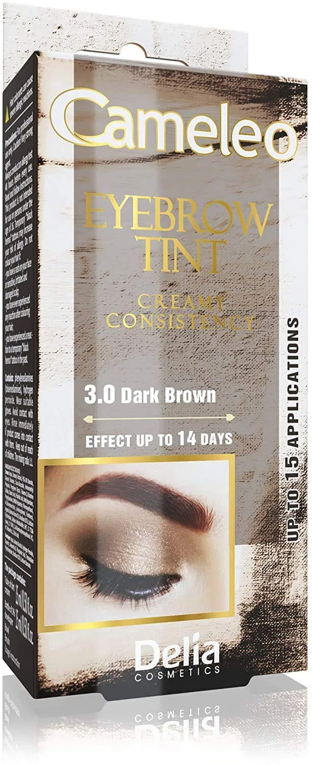 Набор для окрашивания бровей Cameleo «Темно-коричневый» Cameleo, Dark Brown