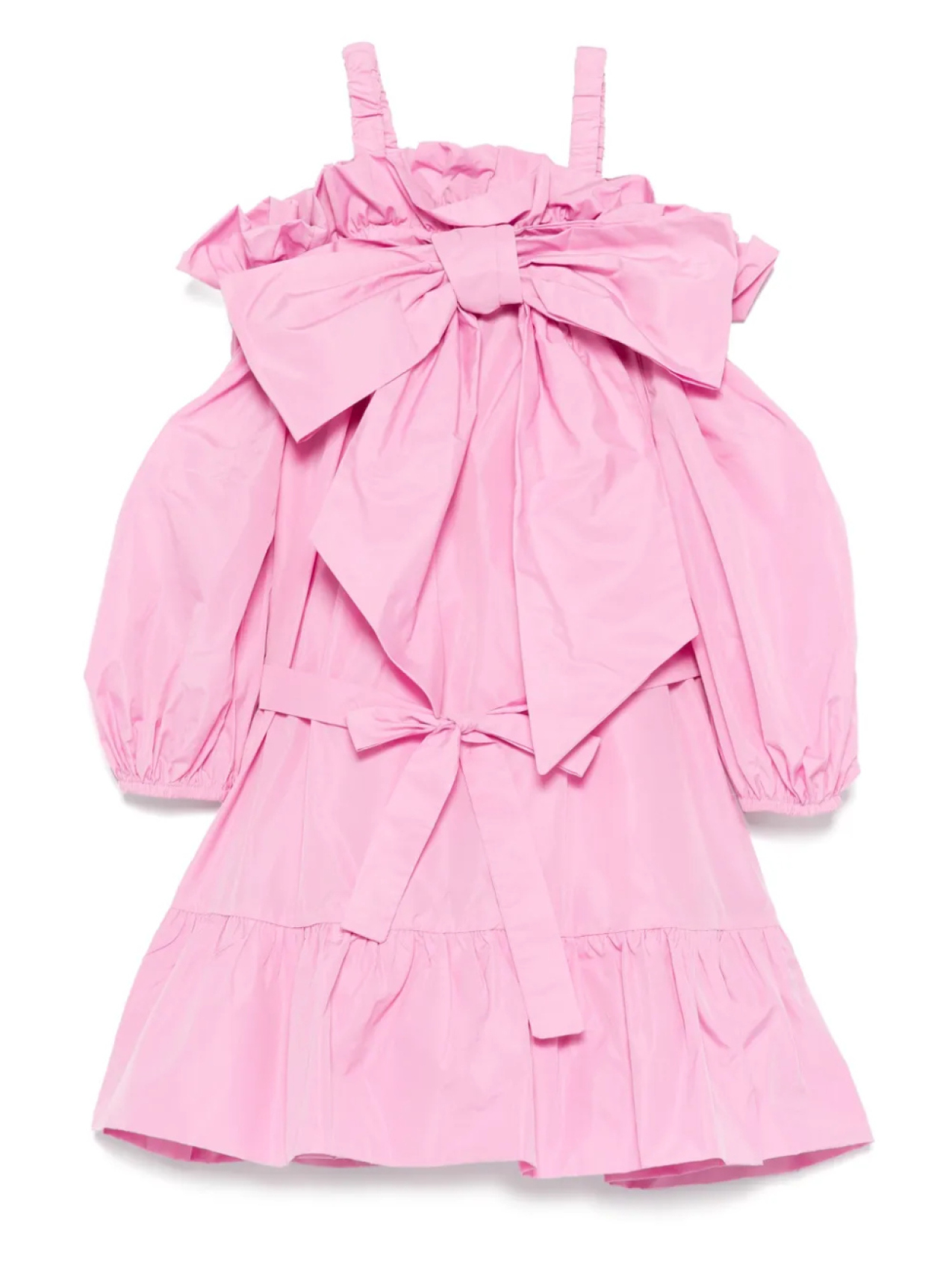 

Платье с бантом Miss Grant Kids, розовый