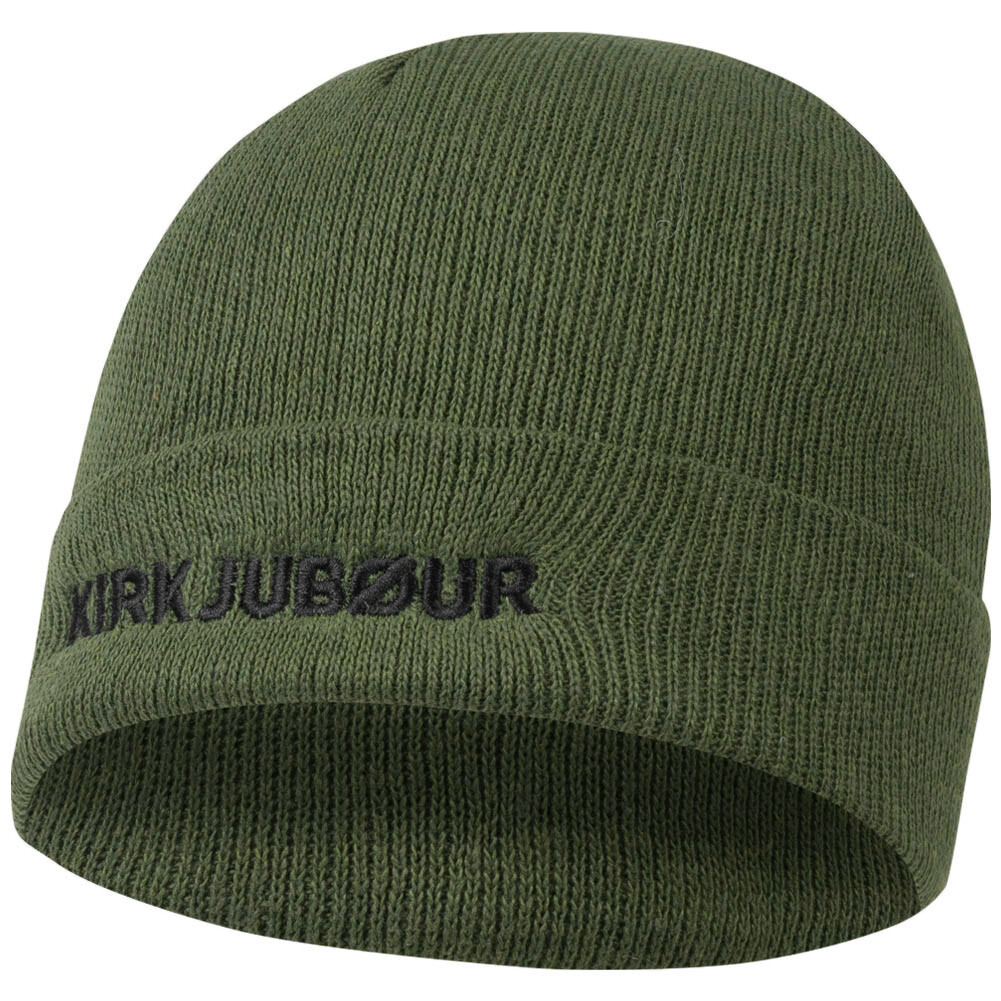 

KIRKJUBØUR "Nivis" Шапка-бини зимняя зеленая