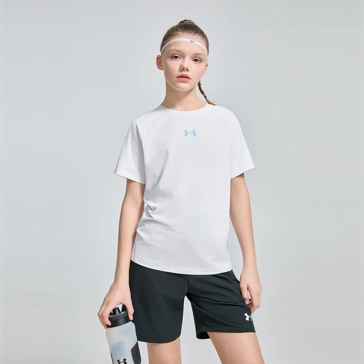 Футболка Quick Dry для подростков Under Armour, White — фото 4