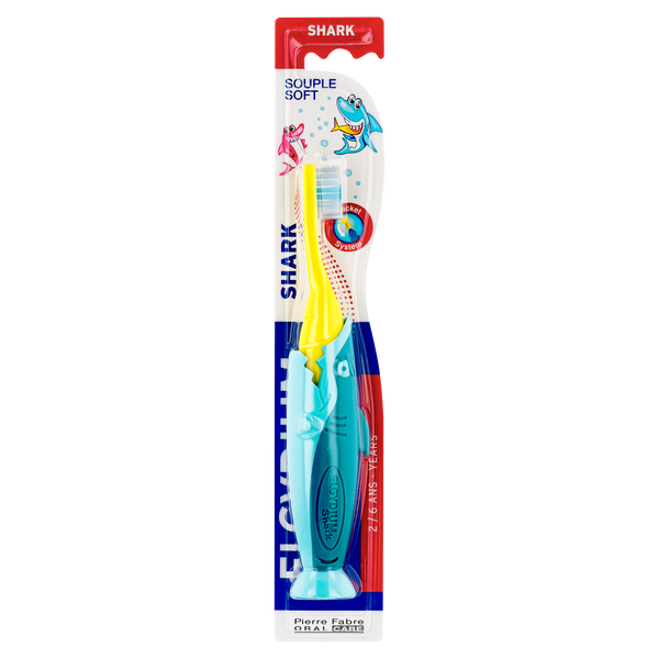 

Зубная щетка Travel Shark для детей 2-6 лет, 1 шт. Elgydium Pocket