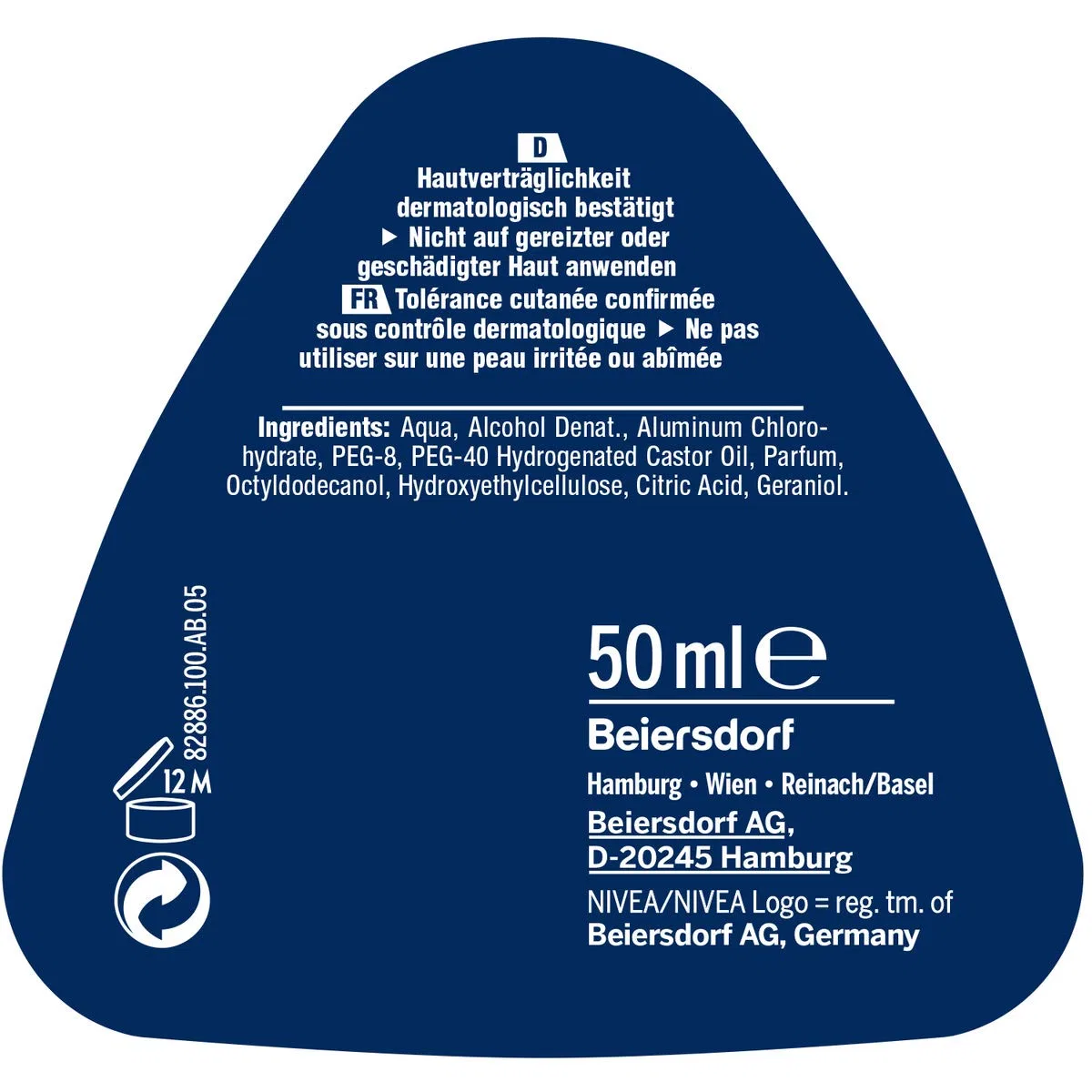 Мужской роликовый дезодорант-антиперспирант Nivea Men, 6 x 50 г Nivea Men — фото 2