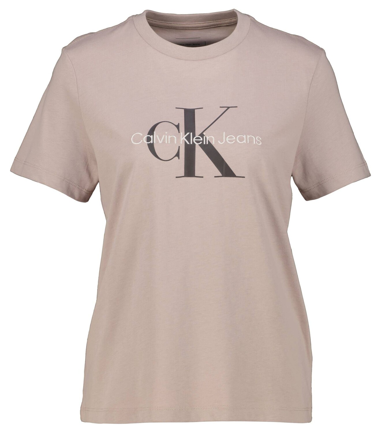 

Футболка с монограммой Calvin Klein, розовый