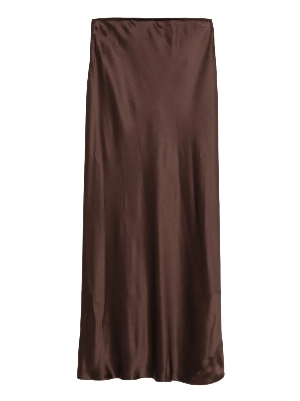 

Атласная юбка миди Dorothee Schumacher, коричневый