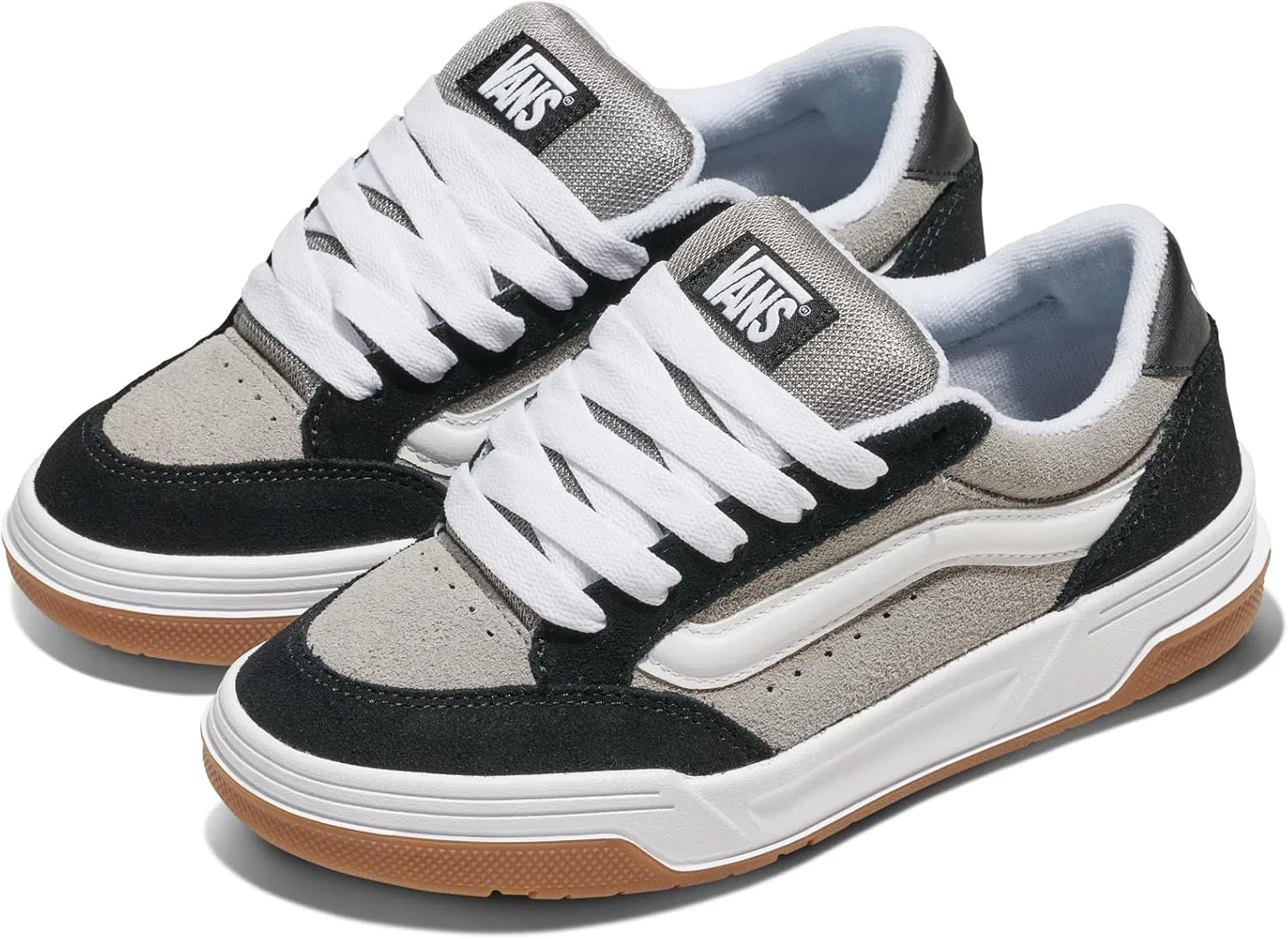 Кроссовки детские Vans, Black/Drizzle — фото 2