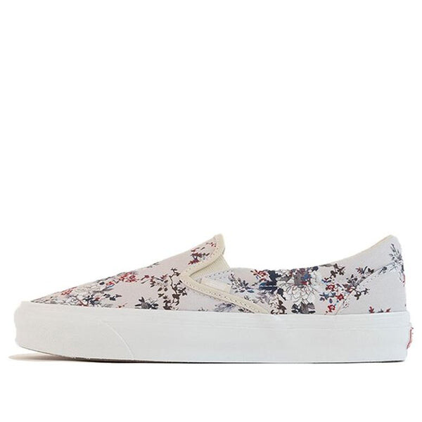 

Кроссовки kith x vault og classic slip-on lx 'floral' Vans, белый