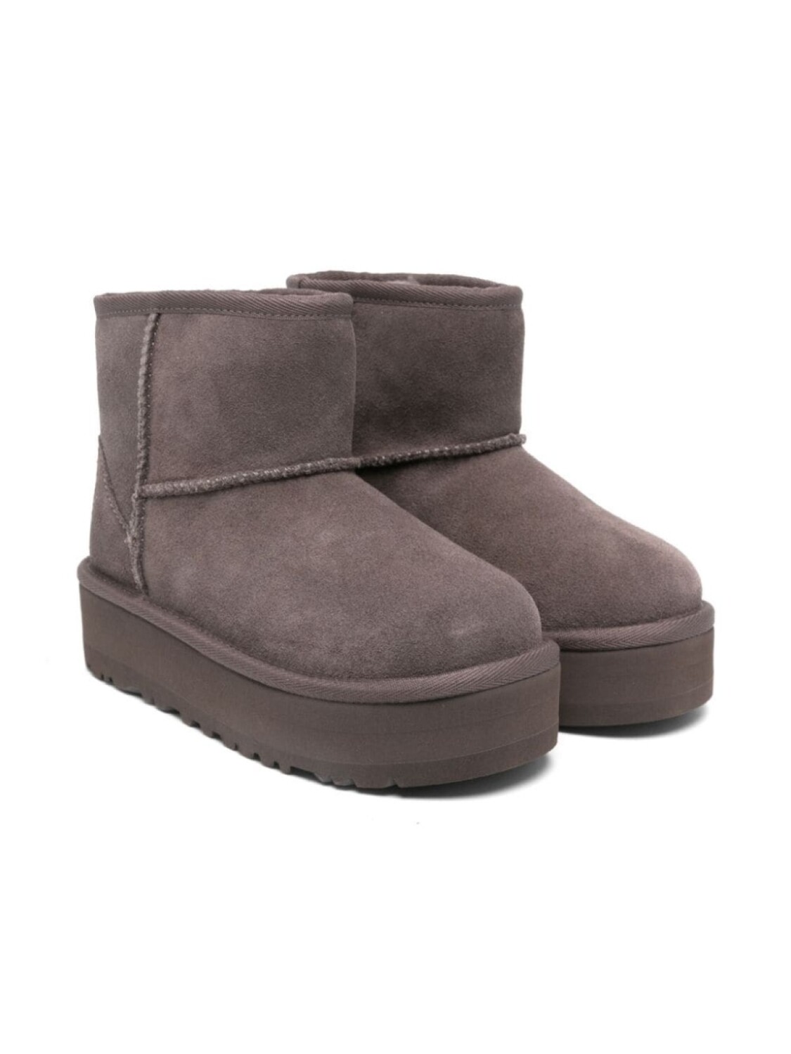 

UGG Kids классические мини-сапоги на платформе, серый