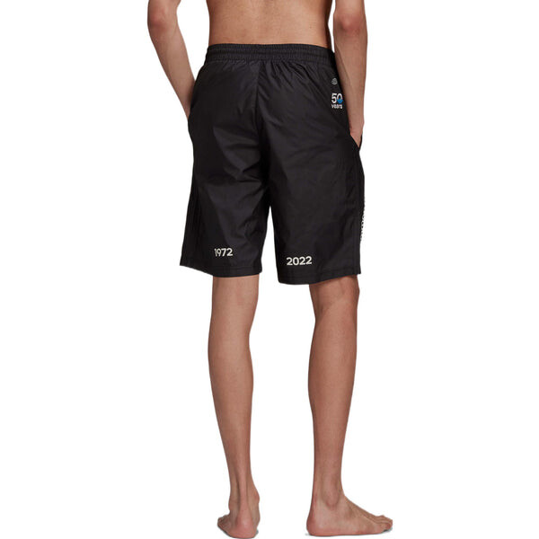 Шорты men's solid color sports alphabet printing shorts black Adidas, мультиколор — фото 3