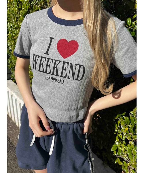 

WC Футболка, крой оверсайз, бренд ILOVEWEEKEND, цвет серый