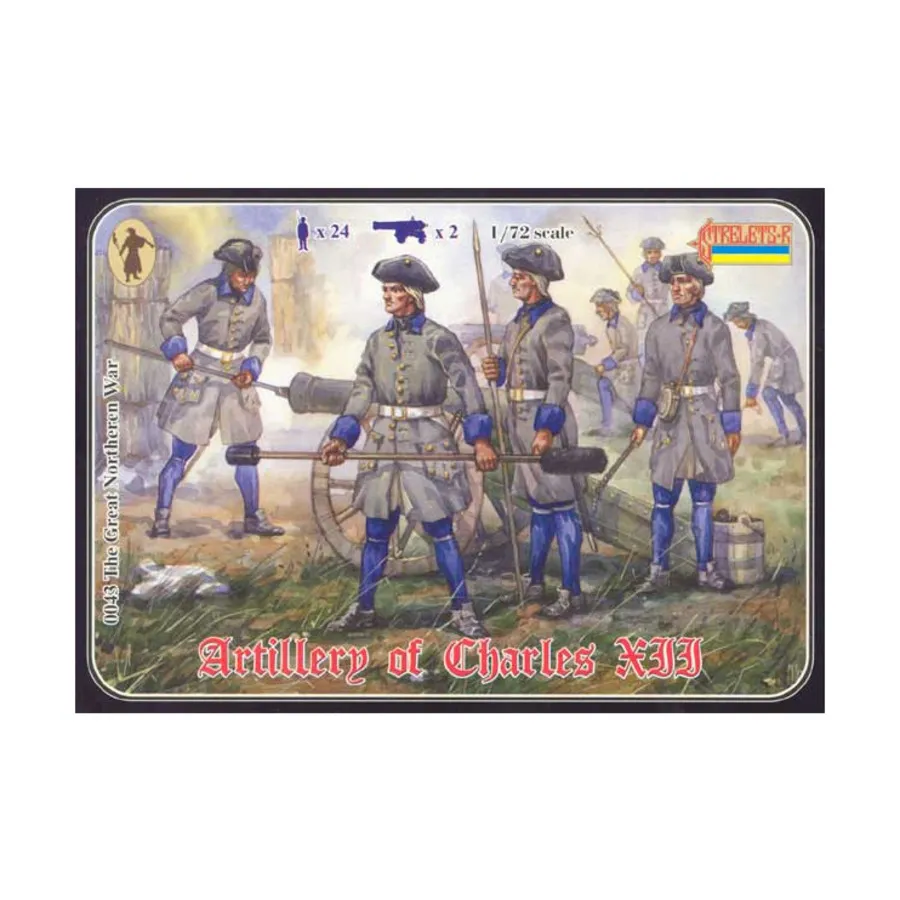 

Артиллерия Карла XII, Historical Miniatures (Strelets-R) (1:72)