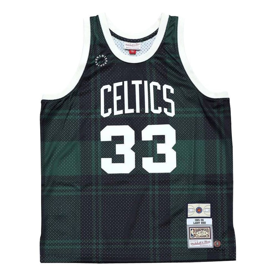 

Джерси Mitchell & Ness Uninterrupted Boston Celtics Larry Bird Basketball Jersey 'Green Purple', зеленый