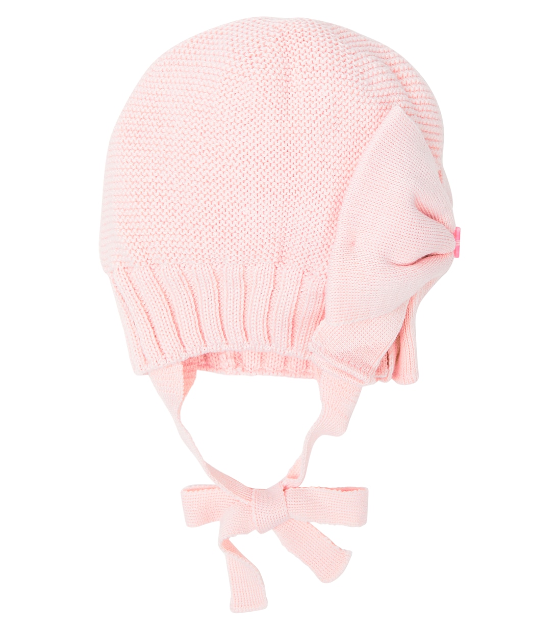 

Шапка из шерстяной смеси с отделкой бантом Monnalisa, Cipria