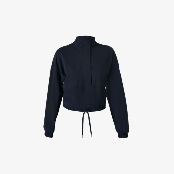 

Куртка Explorer из эластичного нейлона с застежкой на половину молнии Sweaty Betty, черный