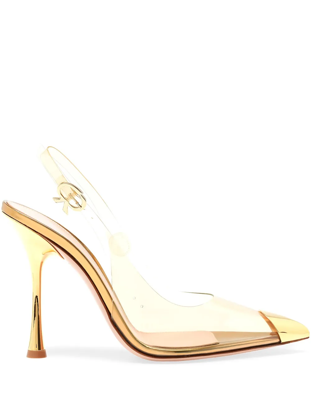 Туфли Diana на каблуке 85 мм Gianvito Rossi, золотой
