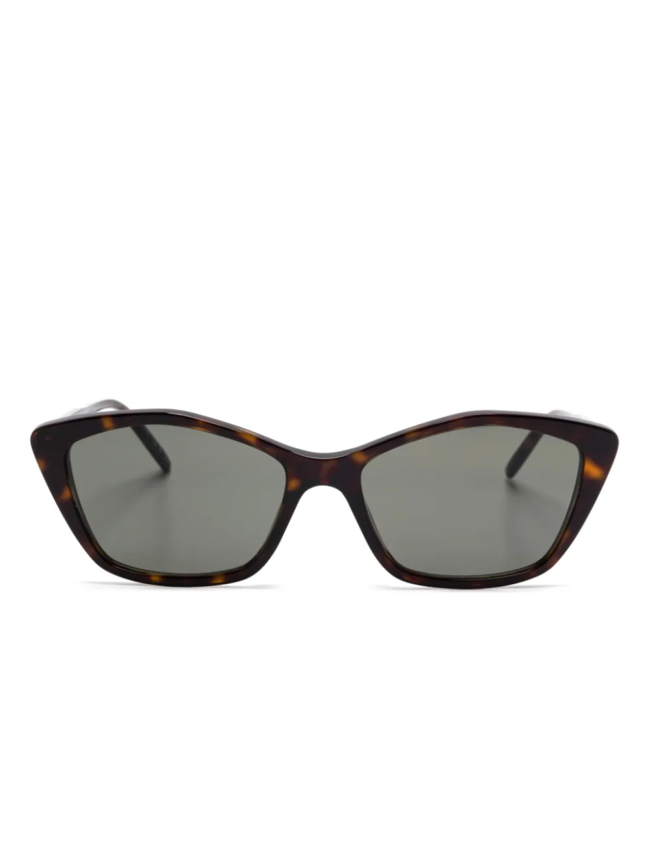 

Солнцезащитные очки Saint Laurent Eyewear в геометрической оправе, коричневый