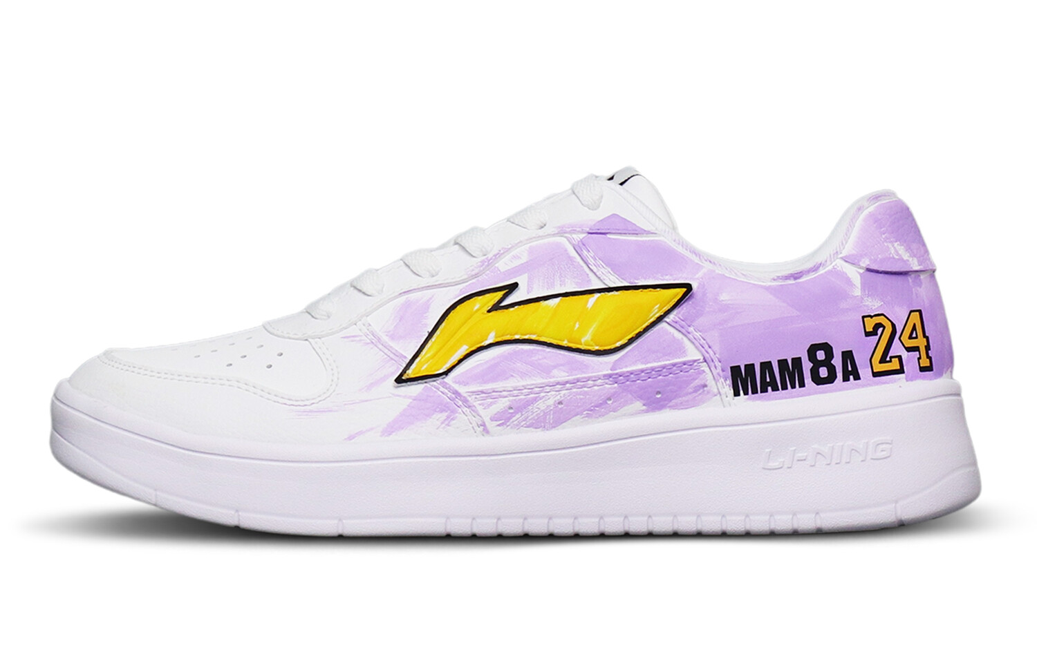 

Кроссовки LINING Sports Life Collection Skateboarding Shoes Men Low-top White/White/Blue Tint/Rush Fuchsia, белый