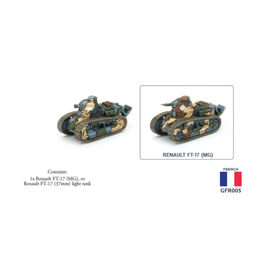 

Рено ФТ-17, Flames of War - WWII - France - Infantry