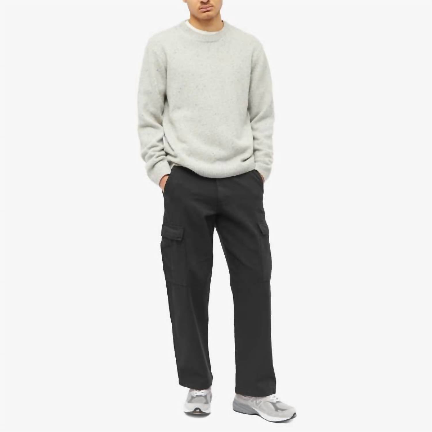 

Брюки Santo Herringbone черного цвета Wax London