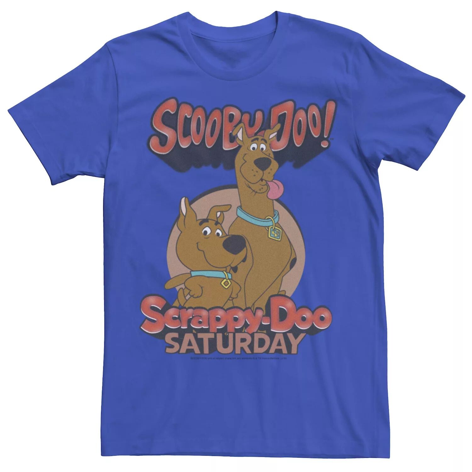 

Мужская футболка с портретом Scooby-Doo Scrappy & Scooby Saturday Licensed Character, Синий, Мужская футболка с портретом Scooby-Doo Scrappy & Scooby Saturday Licensed Character