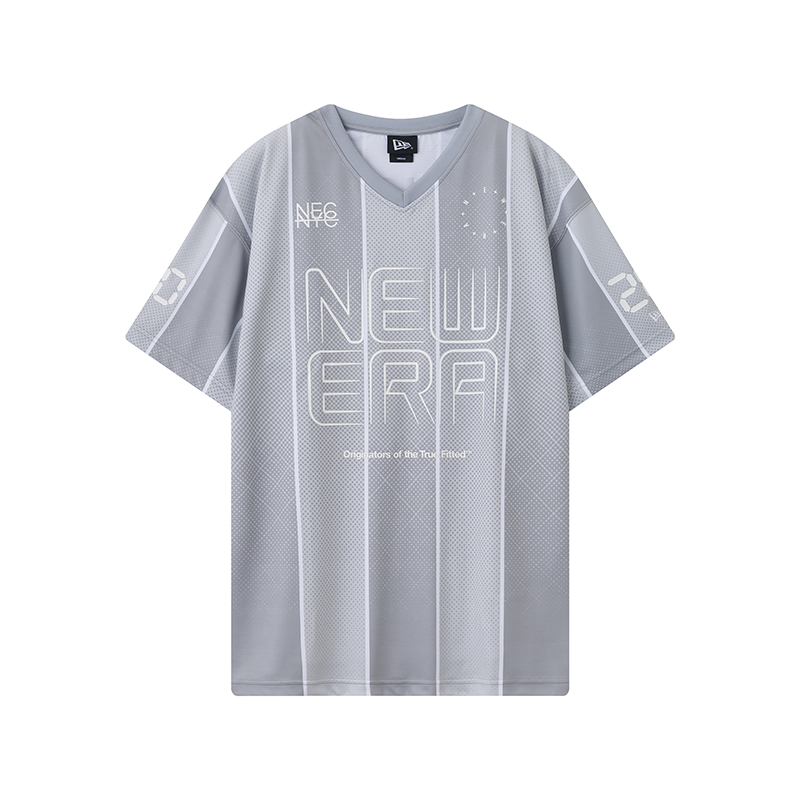 

Футболка унисекс светло-серая New Era, светло-серый