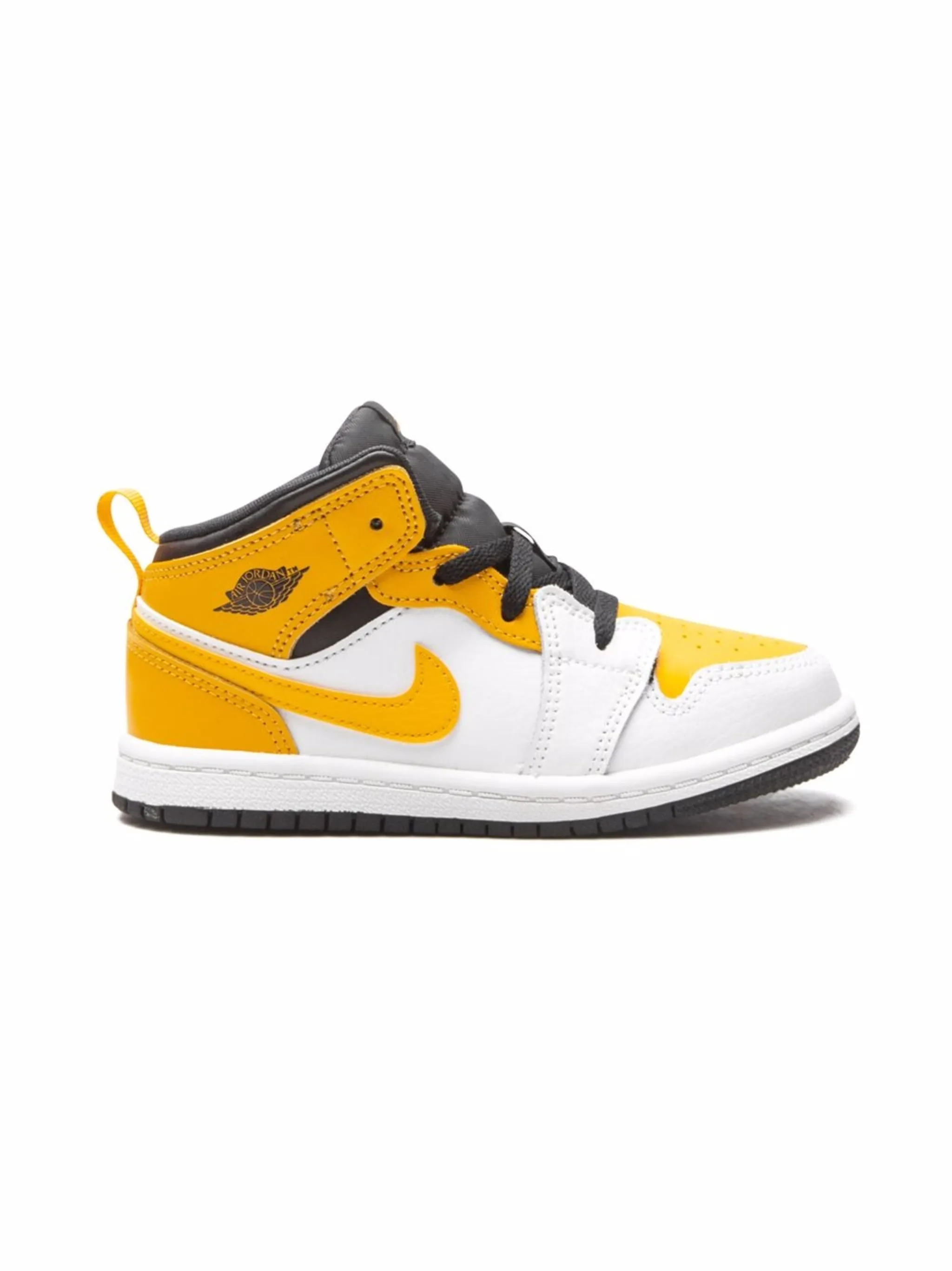 Кроссовки Jordan 1 Jordan Kids, желтый — фото 2