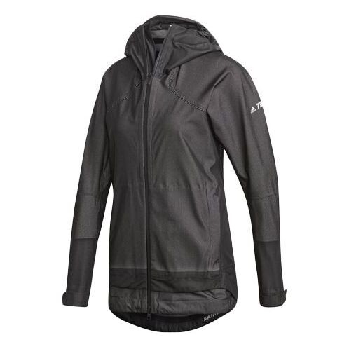 

Куртка уличная ветрозащитная куртка Adidas, черный