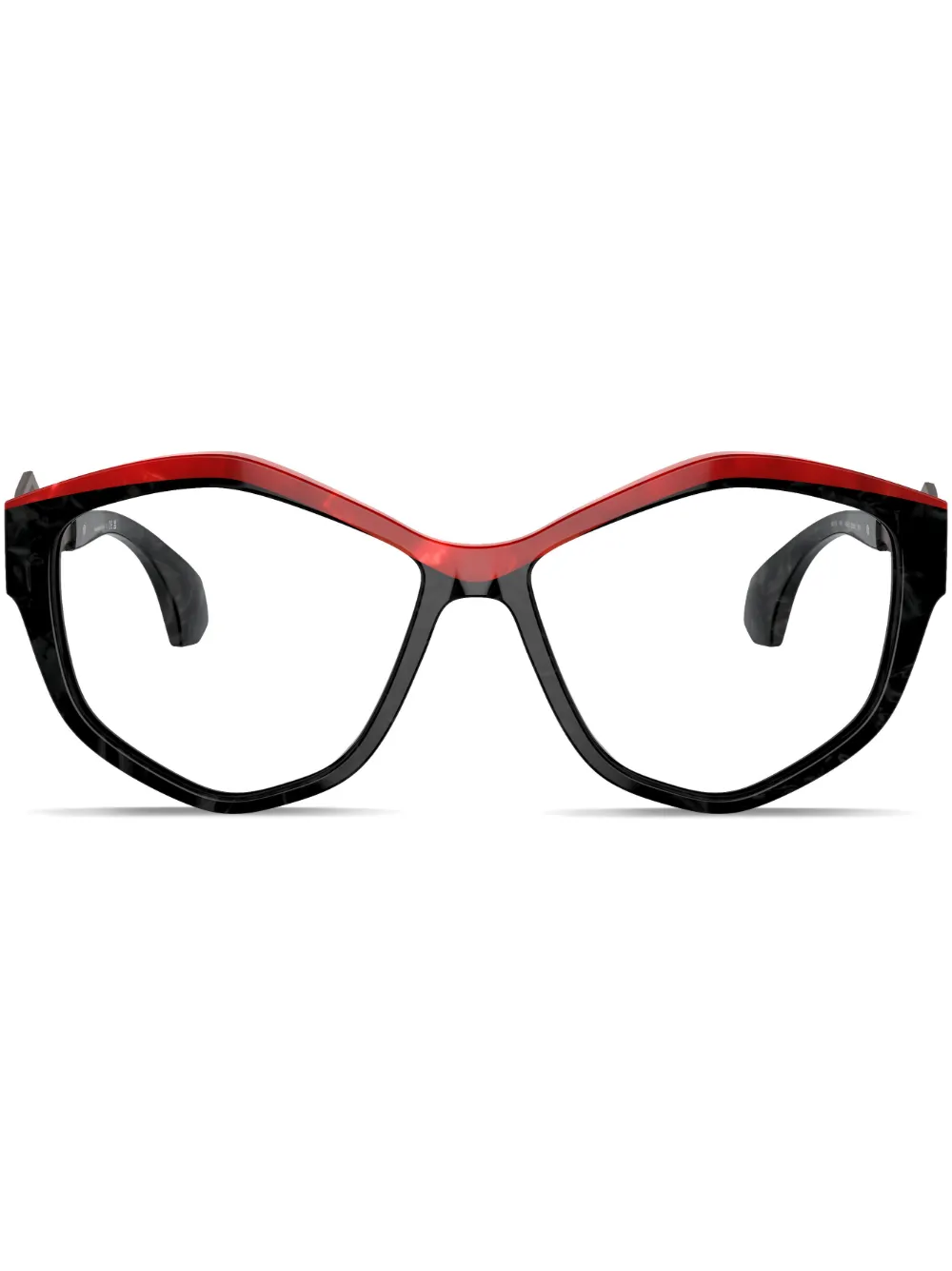 

Очки в геометричной оправе Alain Mikli, красный