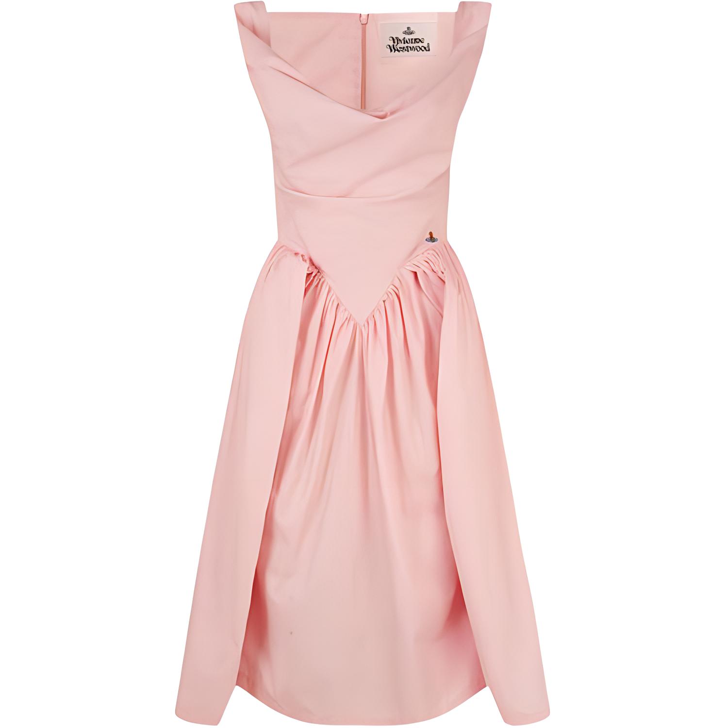 

Воскресное платье миди без рукавов Vivienne Westwood, розовый