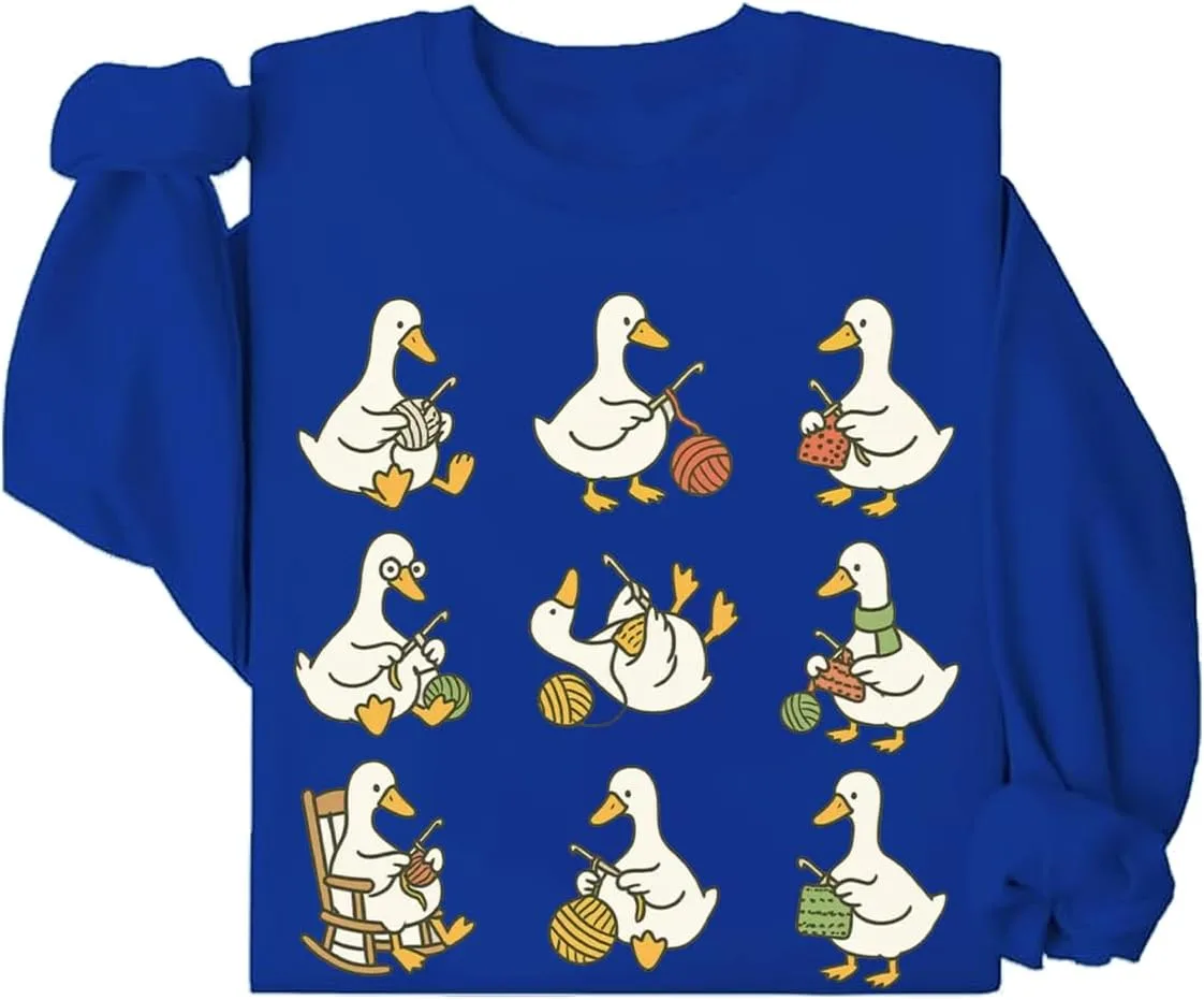 

Свитшут с вышивкой гуся Cynvor