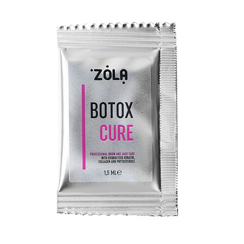 

Zola Botox Cure, Ботокс для бровей и ресниц, пакетик, 1,5 мл