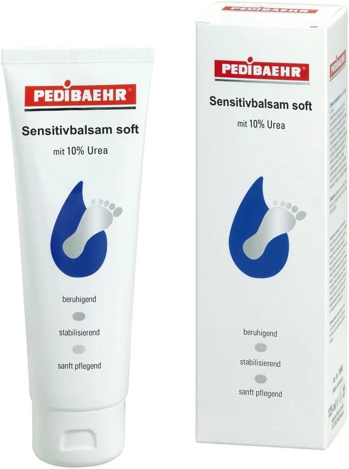 Бальзам для ног PEDIBAEHR Sensitive Soft с 10% мочевины (125 мл) Baehr