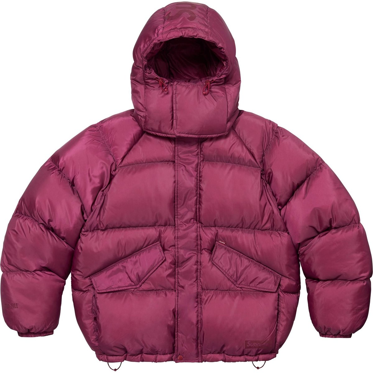 Supreme Сверхлегкая пуховая куртка 700 Fill Down, Magenta/Magenta — фото 3