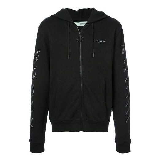 

Толстовка covirgil abloh print men's normal size black Off-White, черный