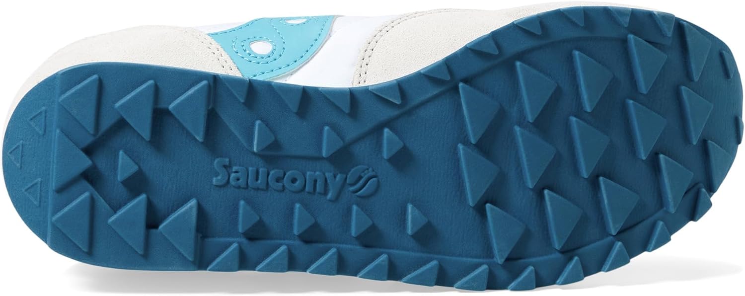 Детские кроссовки Saucony Jazz Double Hook Loop для унисекса, белый/синий/зеленый — фото 3